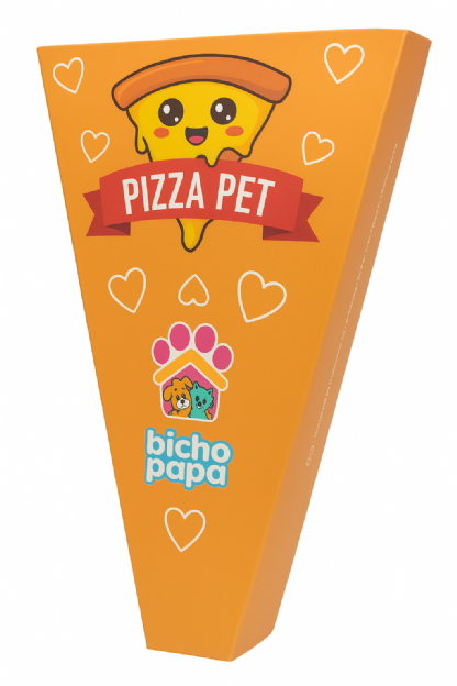 Embalagem pizza fatia c/ Laminação interna e externa (11,5 x 16,5 x 3 cm) Personalizada