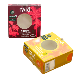 Embalagem Para Hambúrguer Congelado (10 x 4 x 10 cm) Personalizada