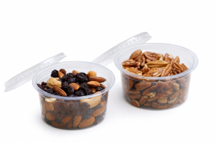 Pote Redondo 250 ml Linha PraLevah! PET - 25 unidades