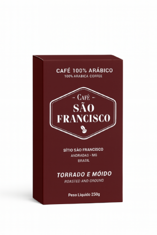 Embalagem Caixa p/ Café 250 gramas Personalizada