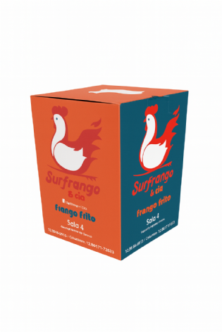 Embalagem Balde Delivery Pequeno Personalizada