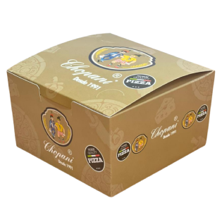 Embalagem para Lanche Gourmet / Hambúrguer (12,4 x 12,4 x 7,4 cm) Personalizada