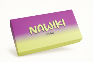 Embalagem Basculante Para Cookies (20 x 10,5 x 4 cm) Personalizada