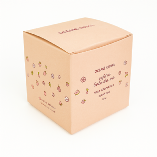 Embalagem para Mini Bolo (8 x 8 x 9 cm) Personalizada