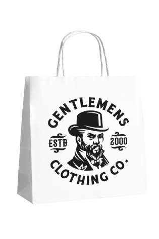 Sacola Kraft Branca 90gr Personalizada