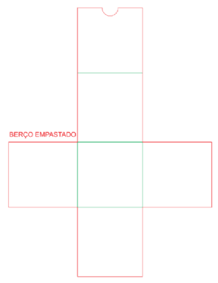 Berço Empastado Branco para Velas