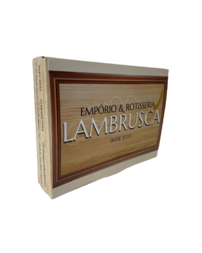 Envoltório para Marmita 850ml (23 x 17 x 4,5 cm) Personalizado