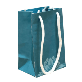 Sacola Offset Azul (10 x 7 x 15 cm) - 50 Unidades