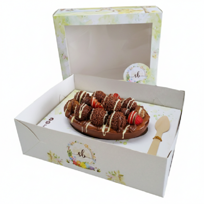 Embalagem Gaveta para Ovo de Páscoa 500gr (22,4 x 16,9 x 7,4cm) Personalizada