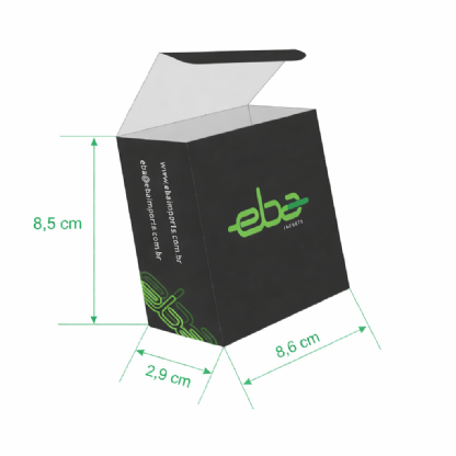 Embalagem Para Óculos (8,6 x 8,5 x 2,9 cm) Personalizado