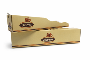 Embalagem para Churros Delivery Gourmet (17 x 3 x 3,5cm) Personalizada