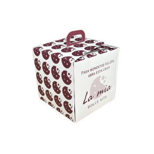 Embalagem Maleta para Cookies (10 x 10 x 10 cm) Personalizada