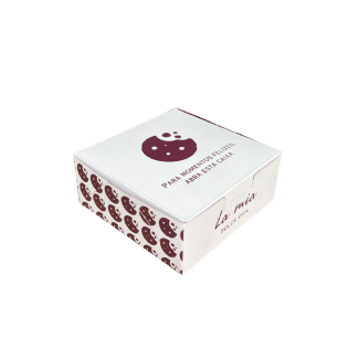 Embalagem para 1 Cookie (10 x 10 x 4 cm) Personalizada