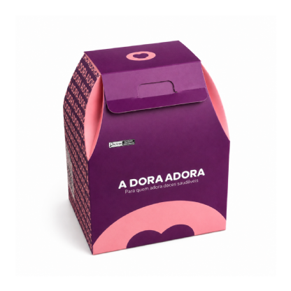 Embalagem para Panetone e Chocotone 250g (9 x 9 x 12,5 cm) Personalizado