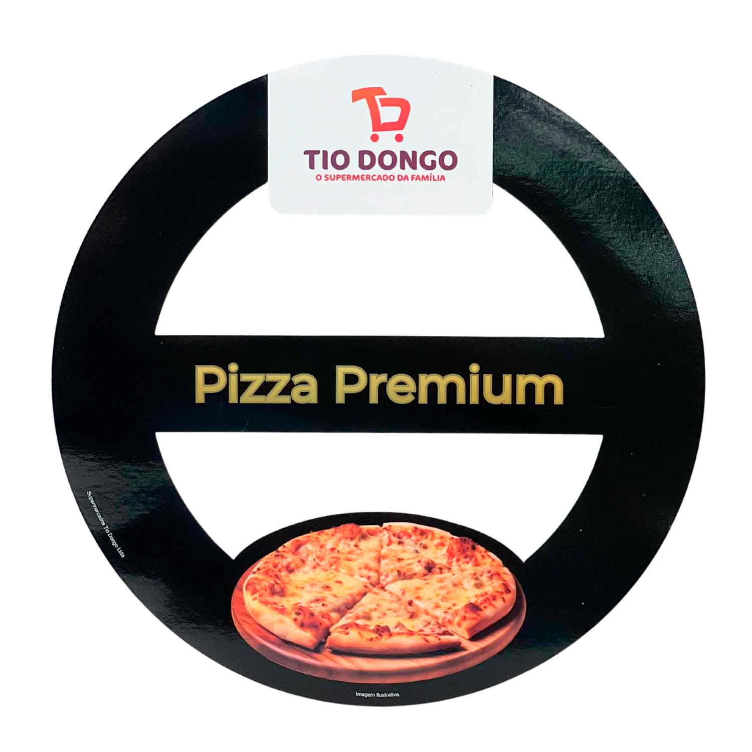 Tampa para pizza c/ Laminação interna e externa (31 cm de diâmetro ) Personalizado