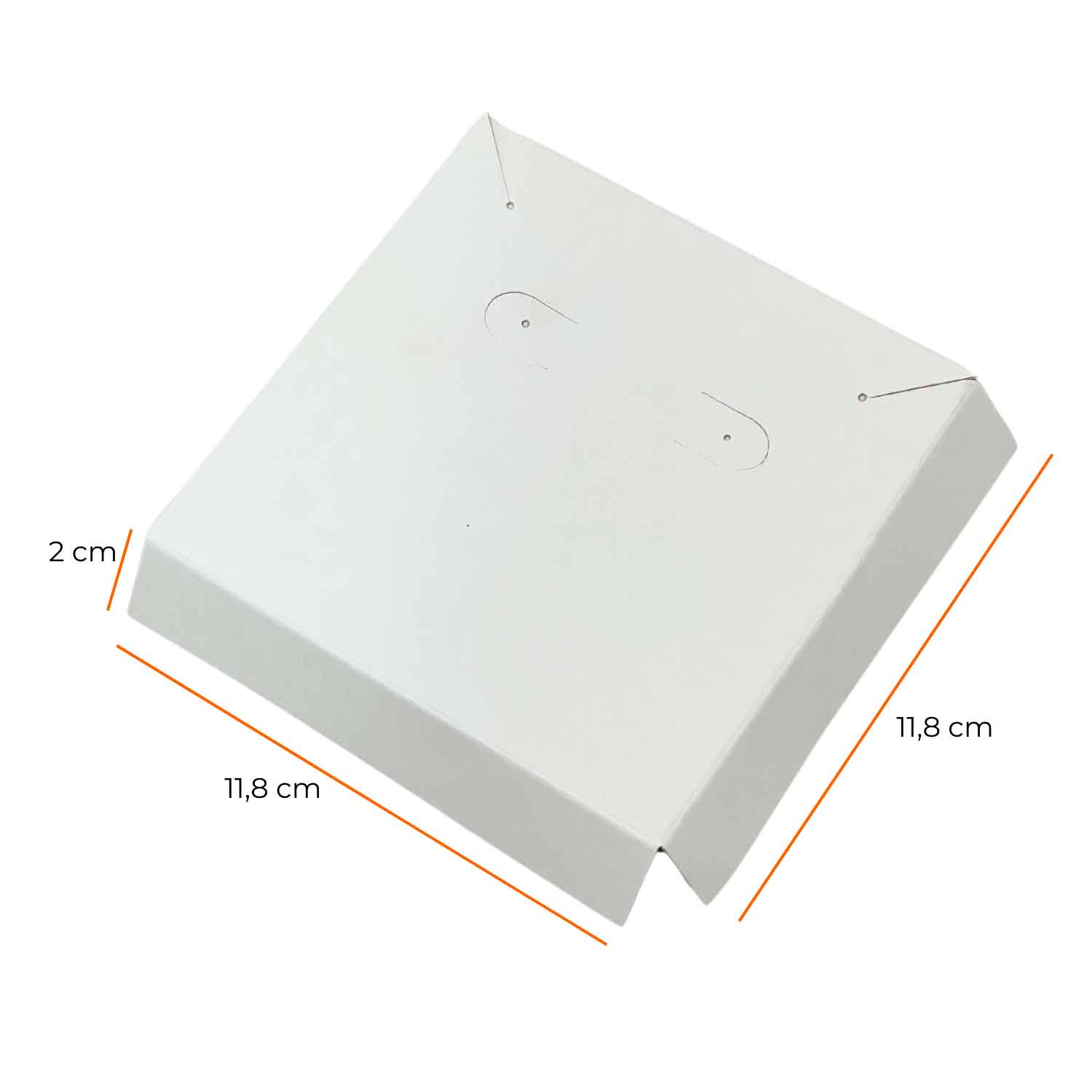 Berço Para Bijuteria SEM IMPRESSÃO (11,8 x 11,8 x 2 cm) Personalizada