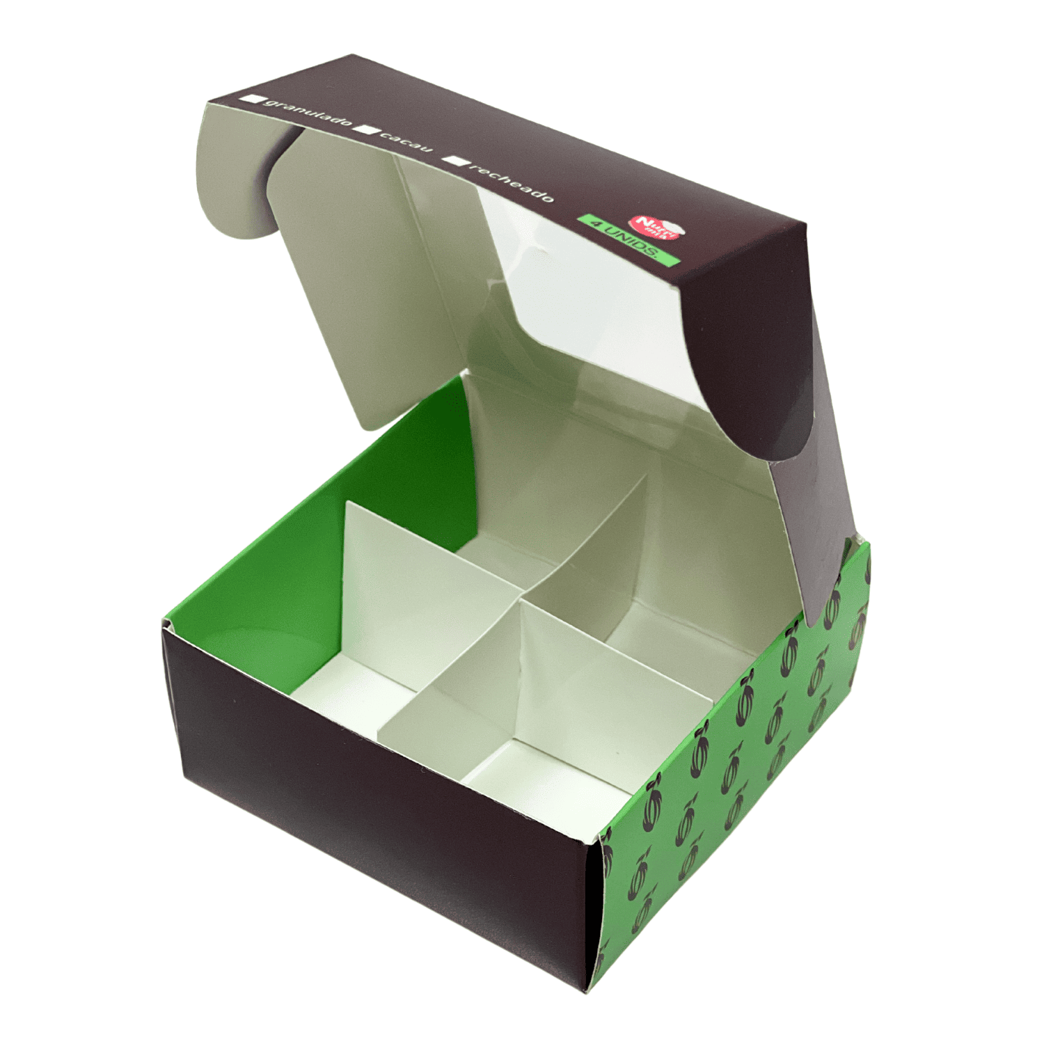Embalagem Para Doces c/ Visor de acetato (9 x 9 x 4 cm) Personalizado