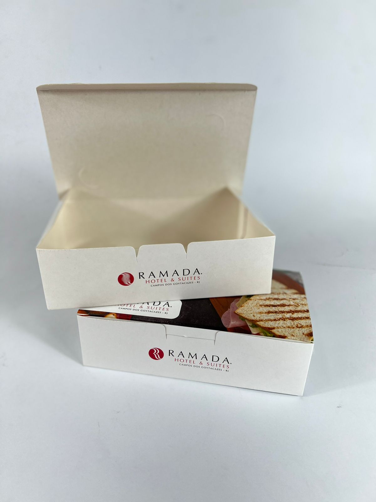 Embalagem Para Salgados, Crepes Delivery (17 x 10 x 5 cm) Personalizada