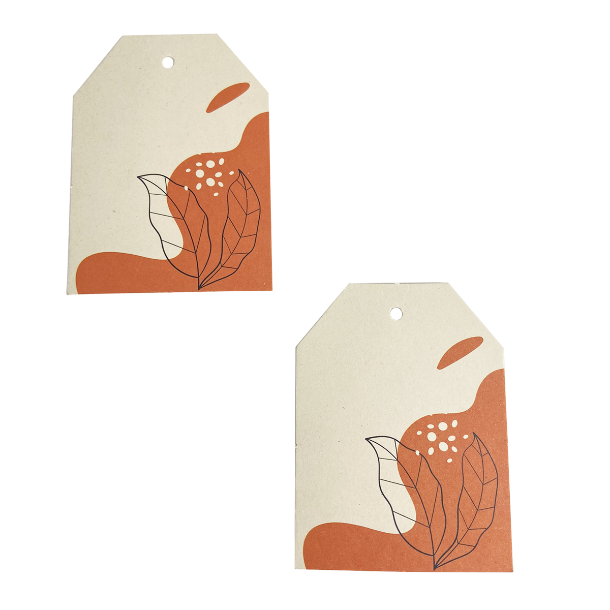 Tag Chanfrada Linha Naturalle (6 x 8 cm) - 100 Unidades