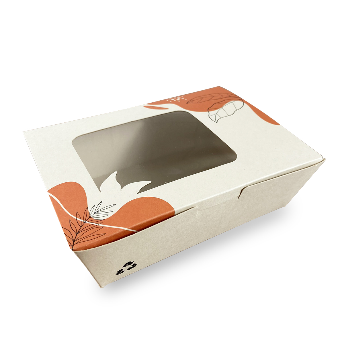 Caixa Basculante c/ Visor de Acetato Linha Naturalle (20 x 15 x 6 cm) - 100 Unidades