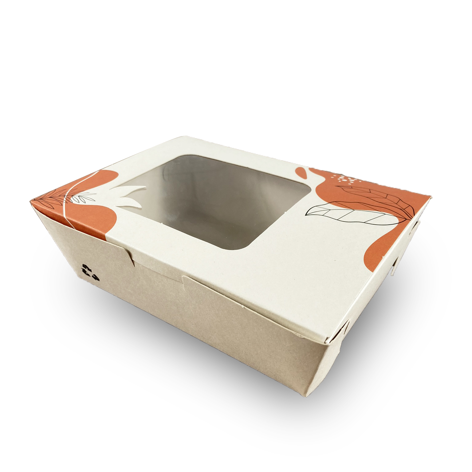 Caixa Basculante c/ Visor de Acetato Linha Naturalle (20 x 15 x 6 cm) - 100 Unidades