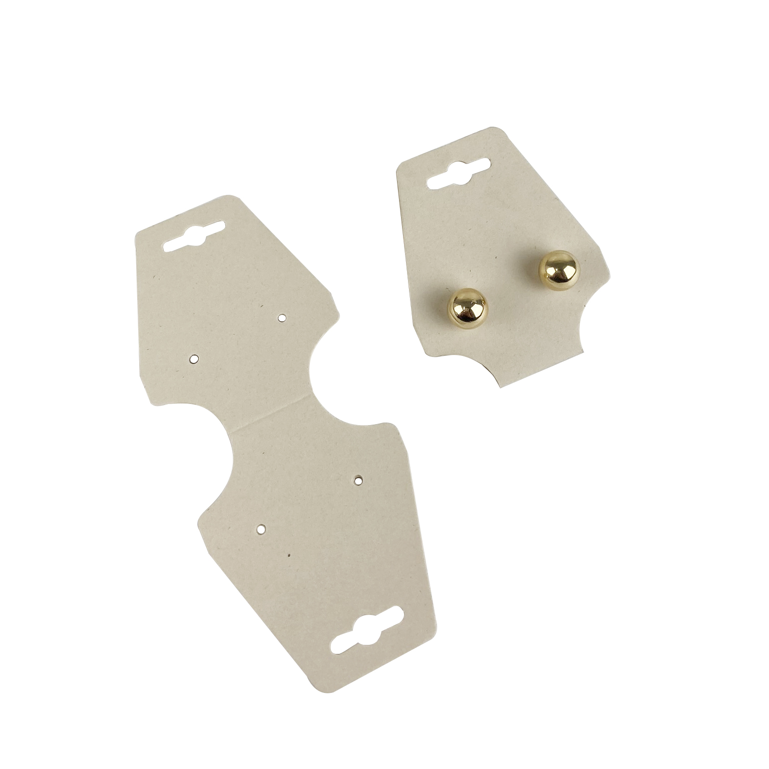 Tag Dobrável p/ Brincos Linha Naturalle (5 x 6 cm) - 100 Unidades