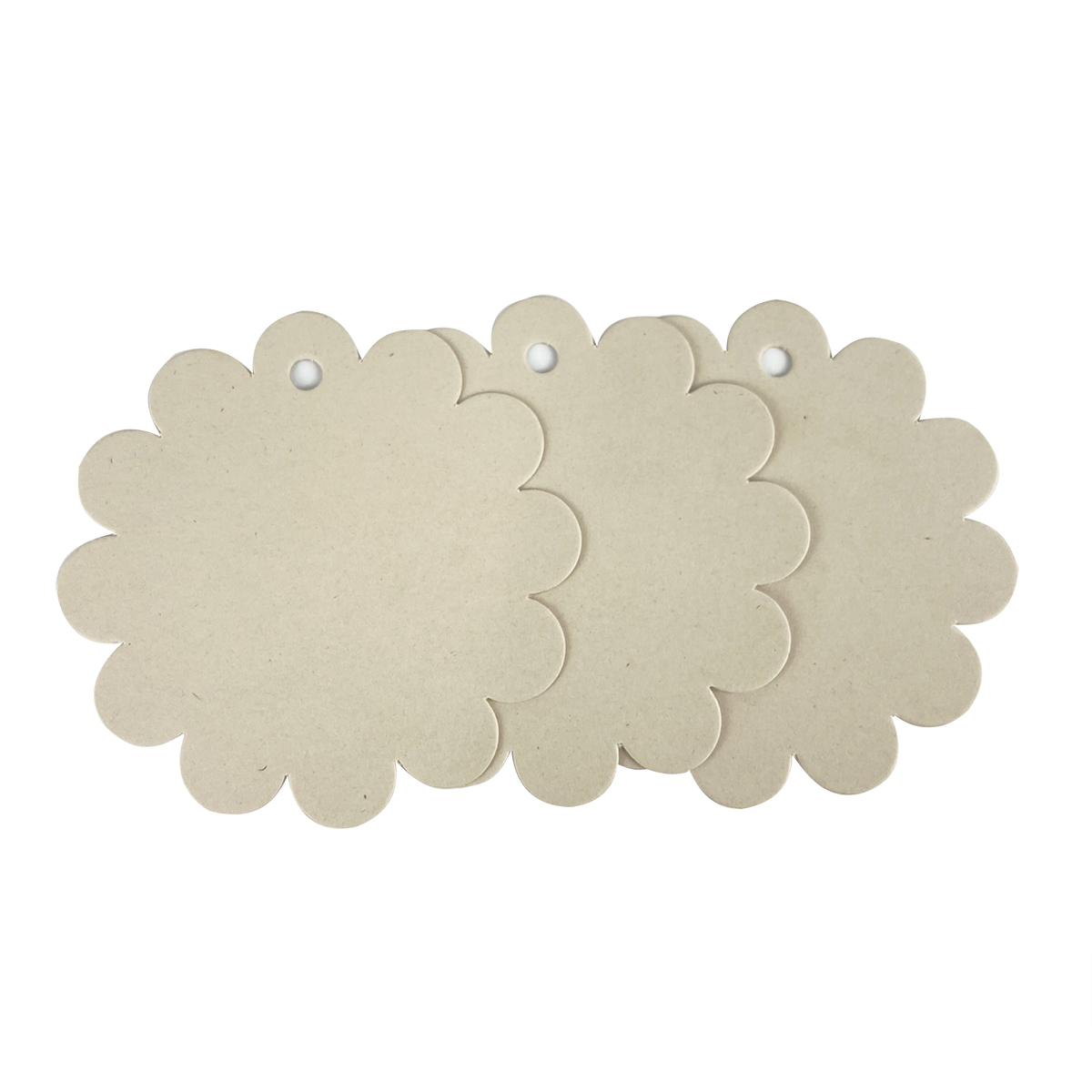 Tag Redonda Linha Naturalle (7,5 x 7,5 cm) - 100 Unidades