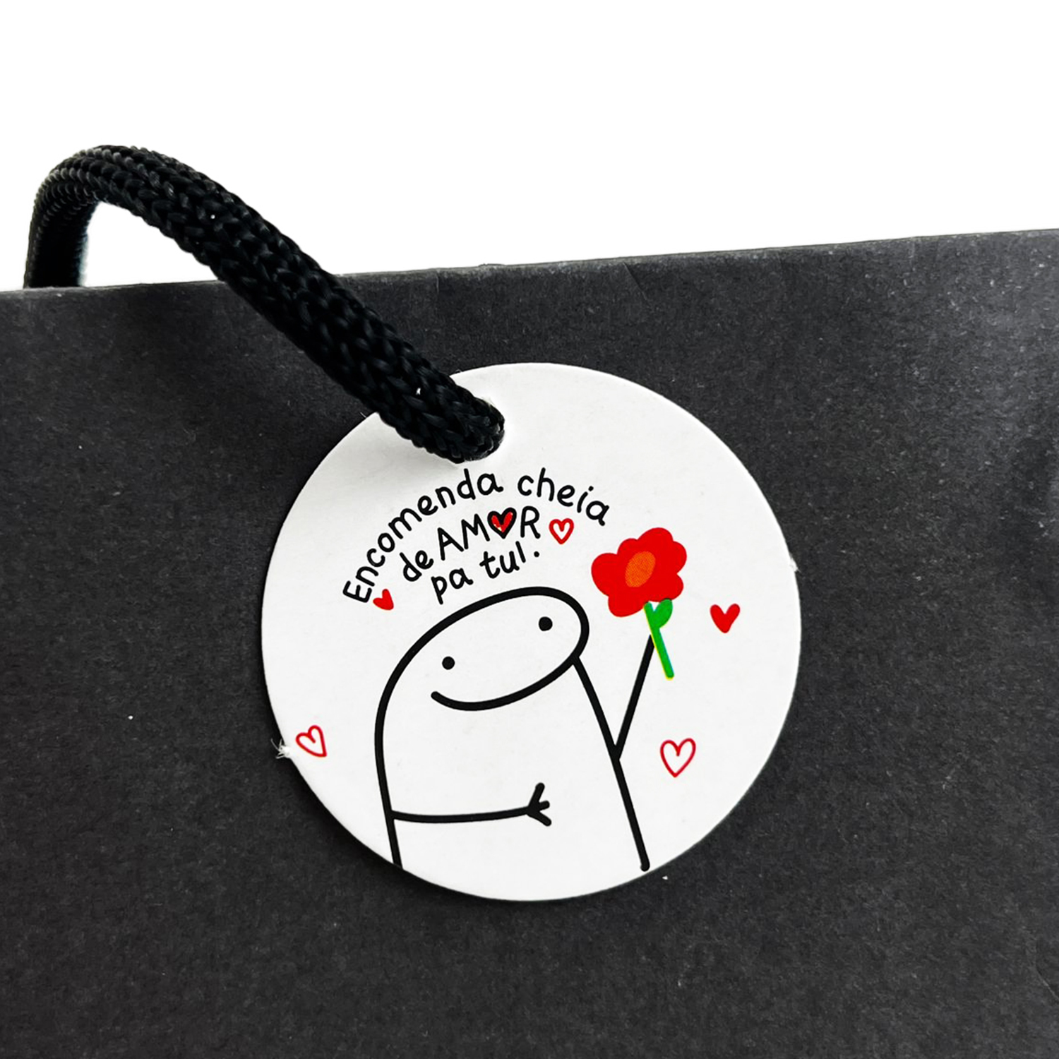Tag Redonda Bento, Flork (4 x 4 cm) - 100 Unidades