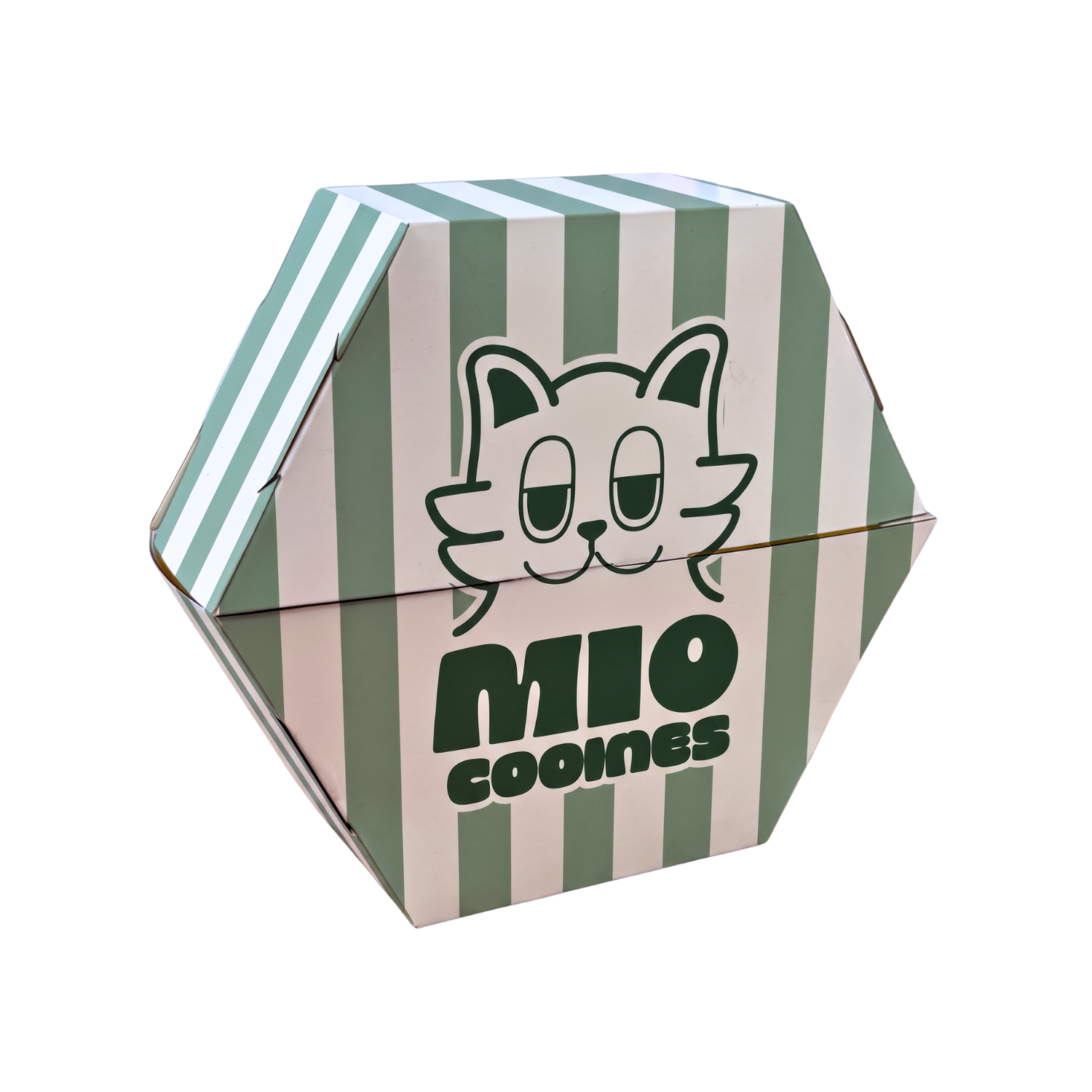 Embalagem Hexagonal para Cookie (11,5 x 10 x 4 cm) Personalizada