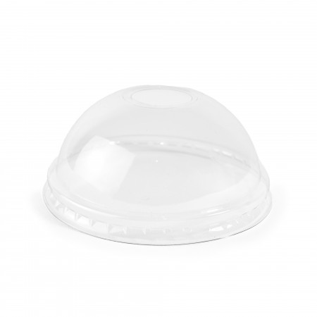 Tampa Bolha de Plástico c/ furo Pote 300 ml - 100 unidades