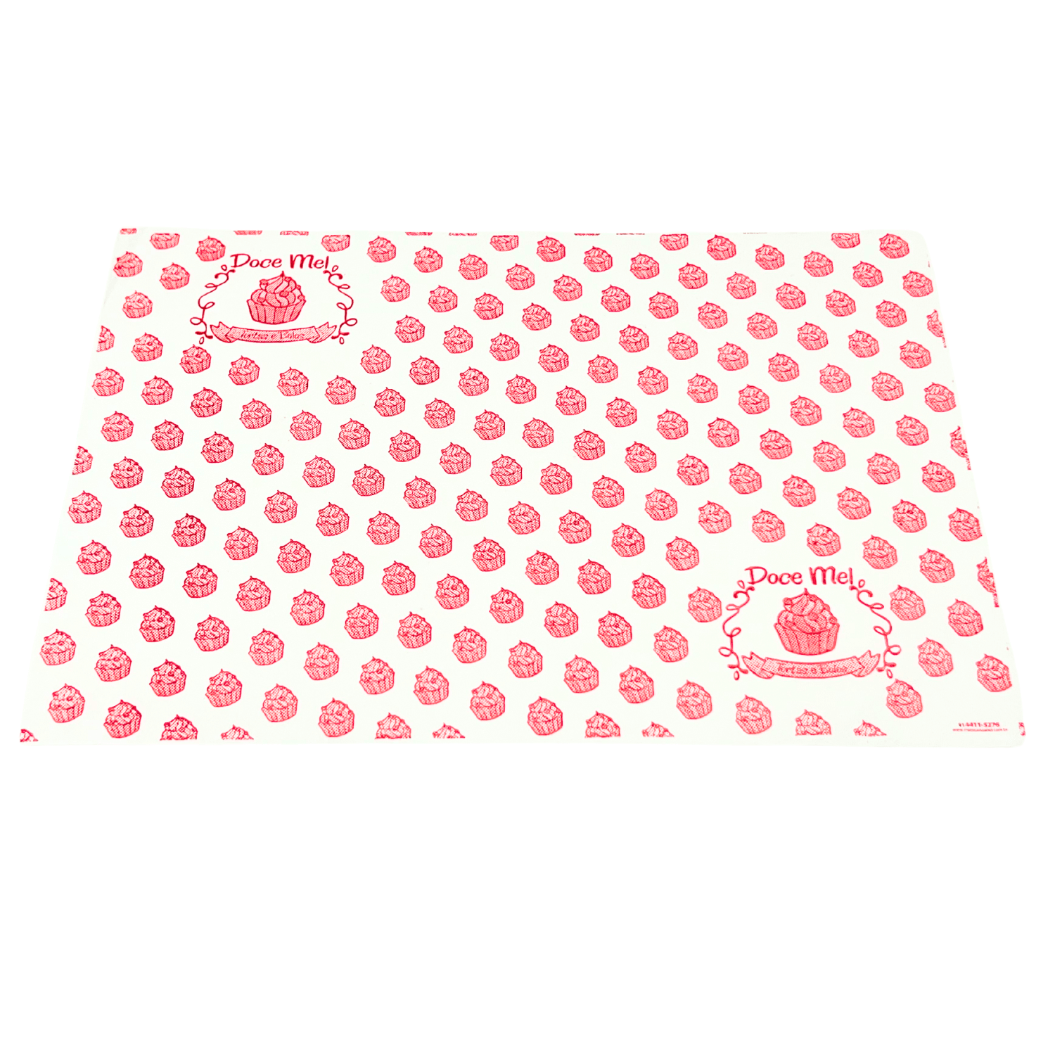 Papel Folha Antigordura 38 gr P/ doces e Alimentos (14 x 20 cm) Personalizada - 40 Mil