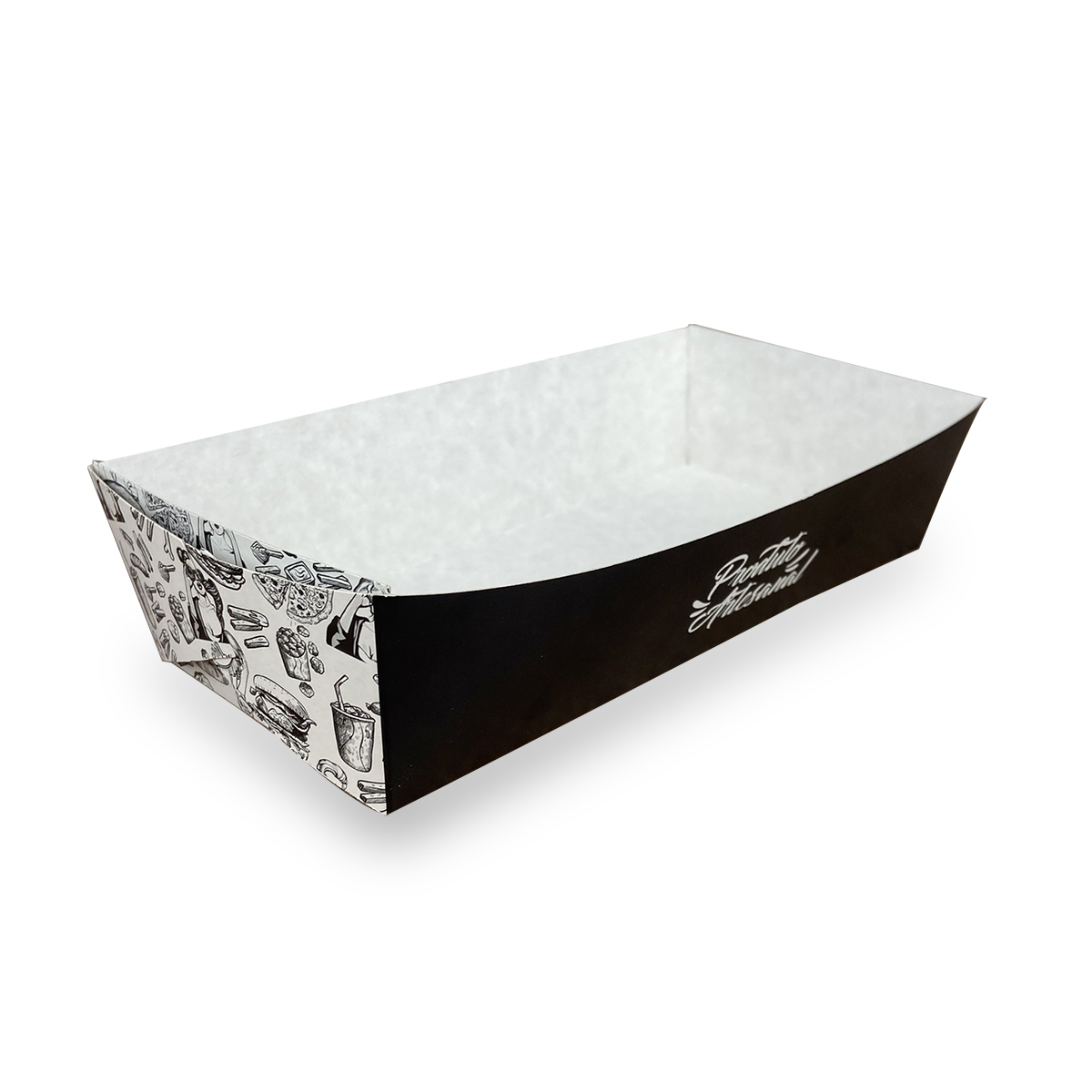 Bandeja Multiuso Grande Linha Artesanal 20x9x5 cm - 100 un