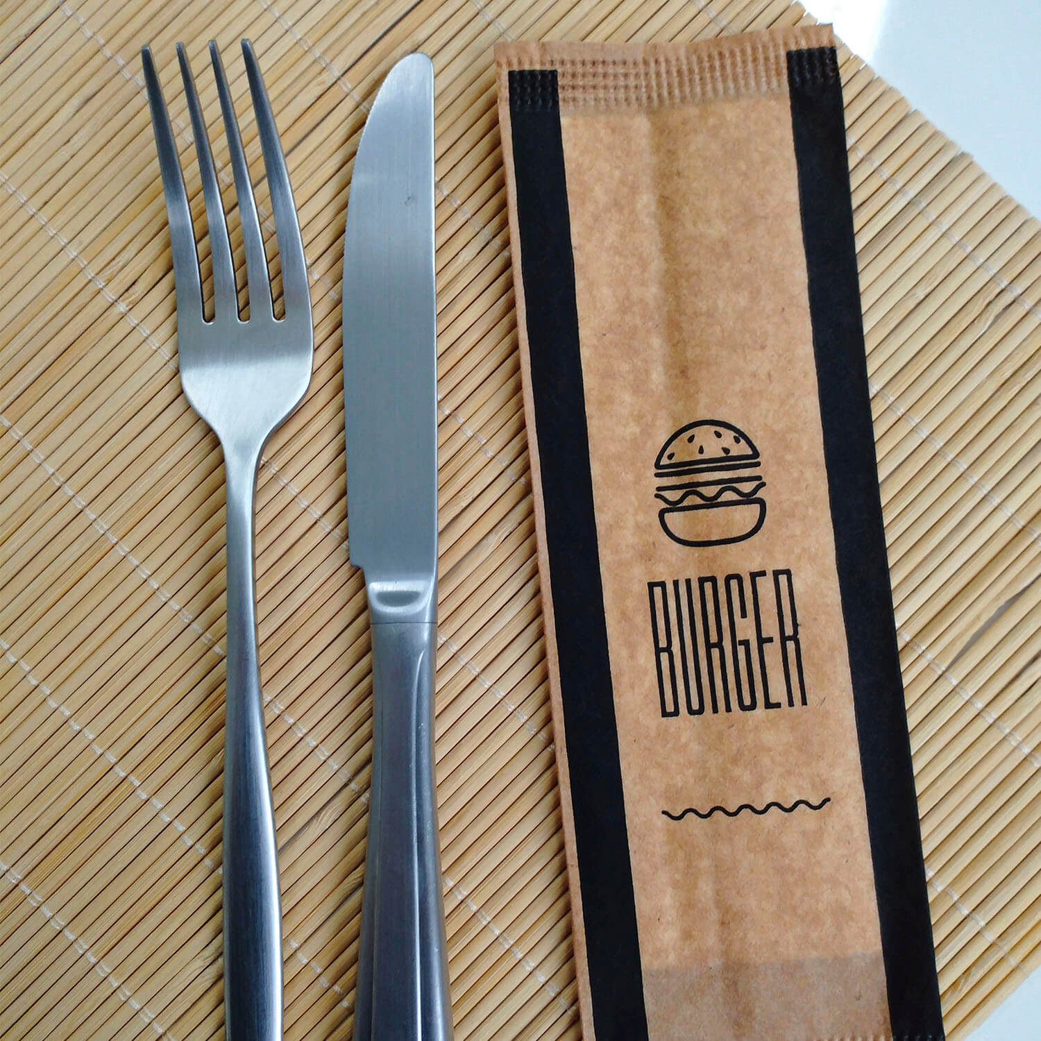 Guardanapo Sachê Hamburgueria (30 x 16 cm) - 500 Saches