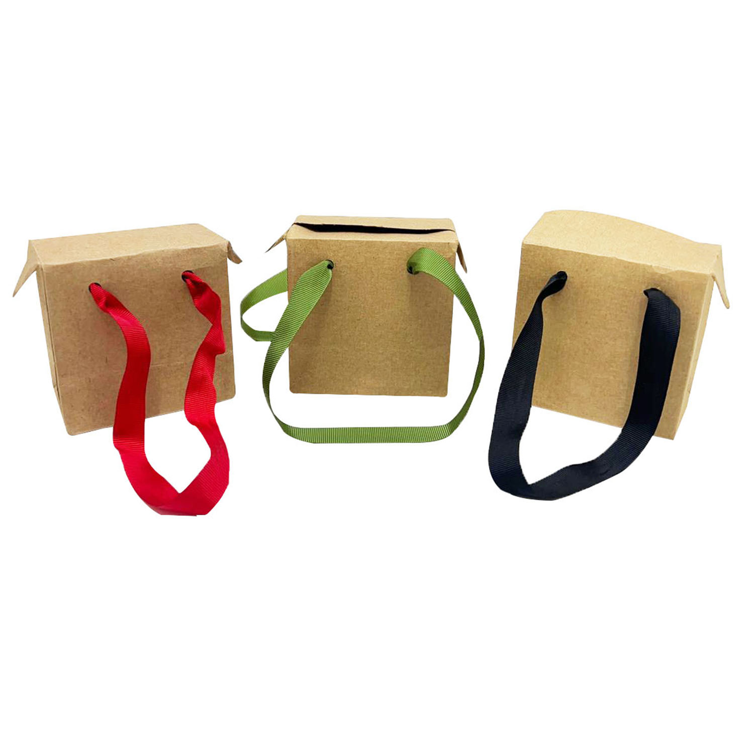 Caixa Sacola Kraft Mini (8 x 5 x 8 cm) - 50 Unidades