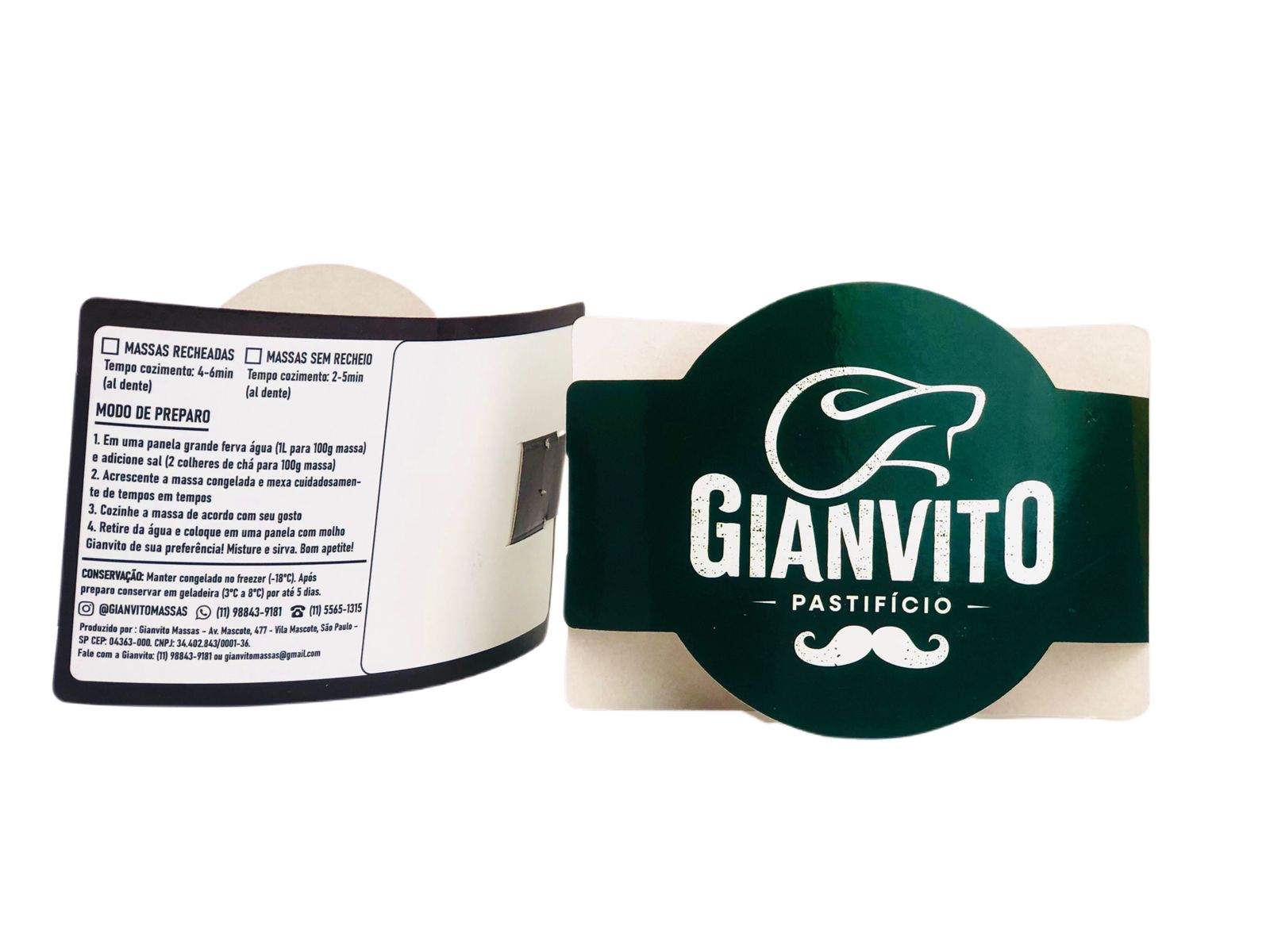 Cinta Para Congelados c/ Plastificação (27,5 x 9 cm) Personalizada