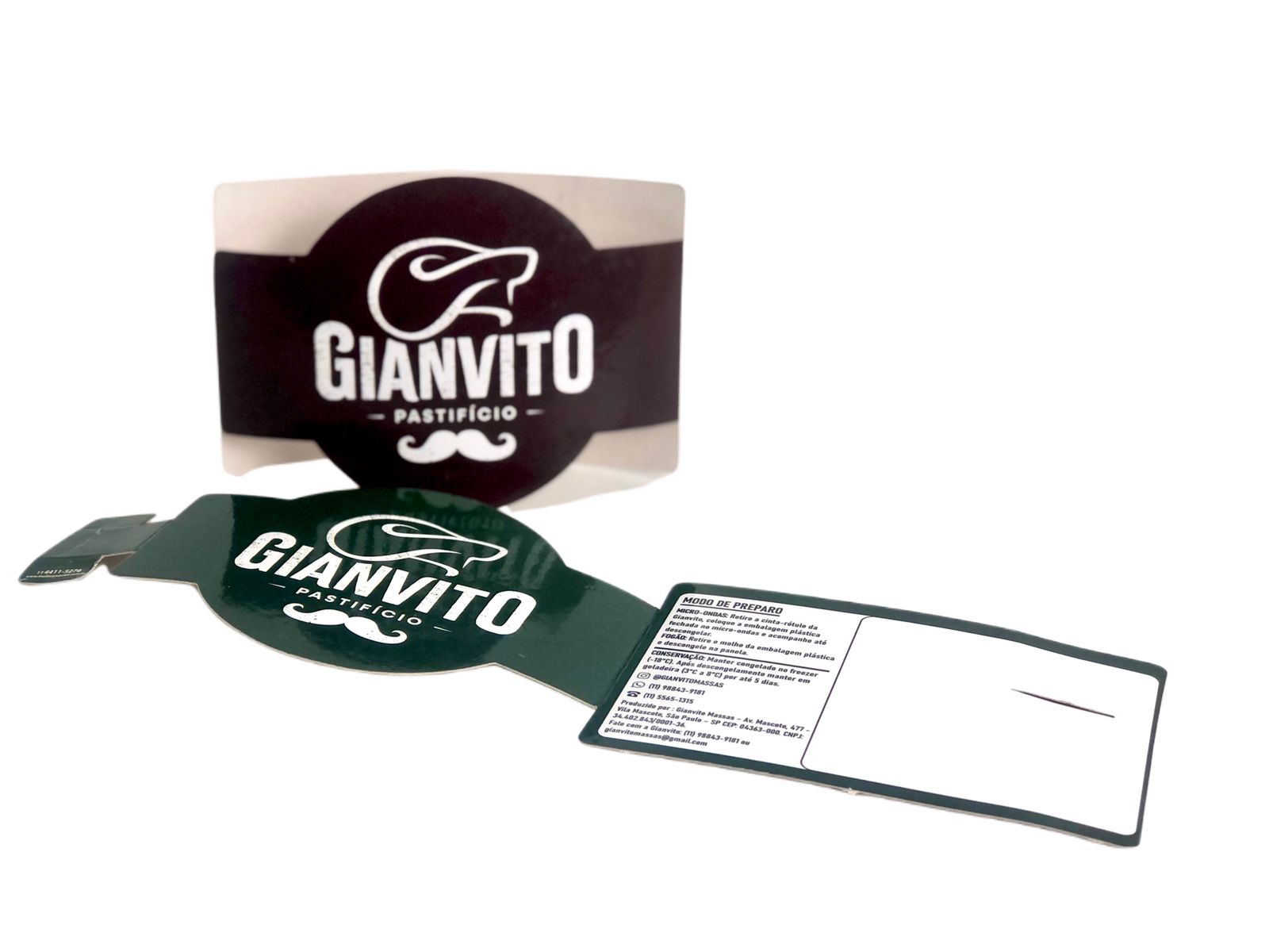 Cinta Para Congelados c/ Plastificação (30 x 9 cm) Personalizada