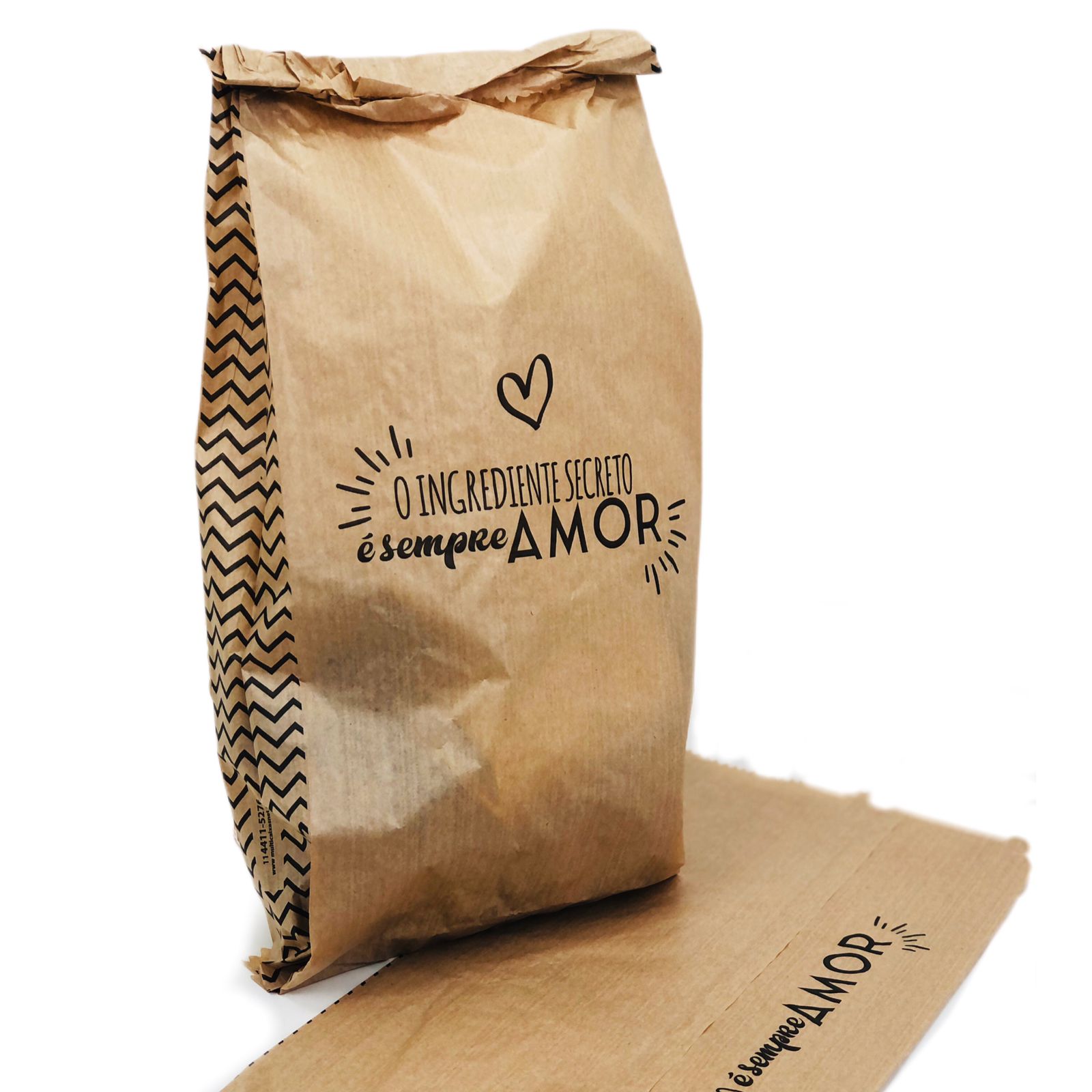 Saco Pão 5 Kg (17,5 x 6,5 x 42 cm) - 500 unidades