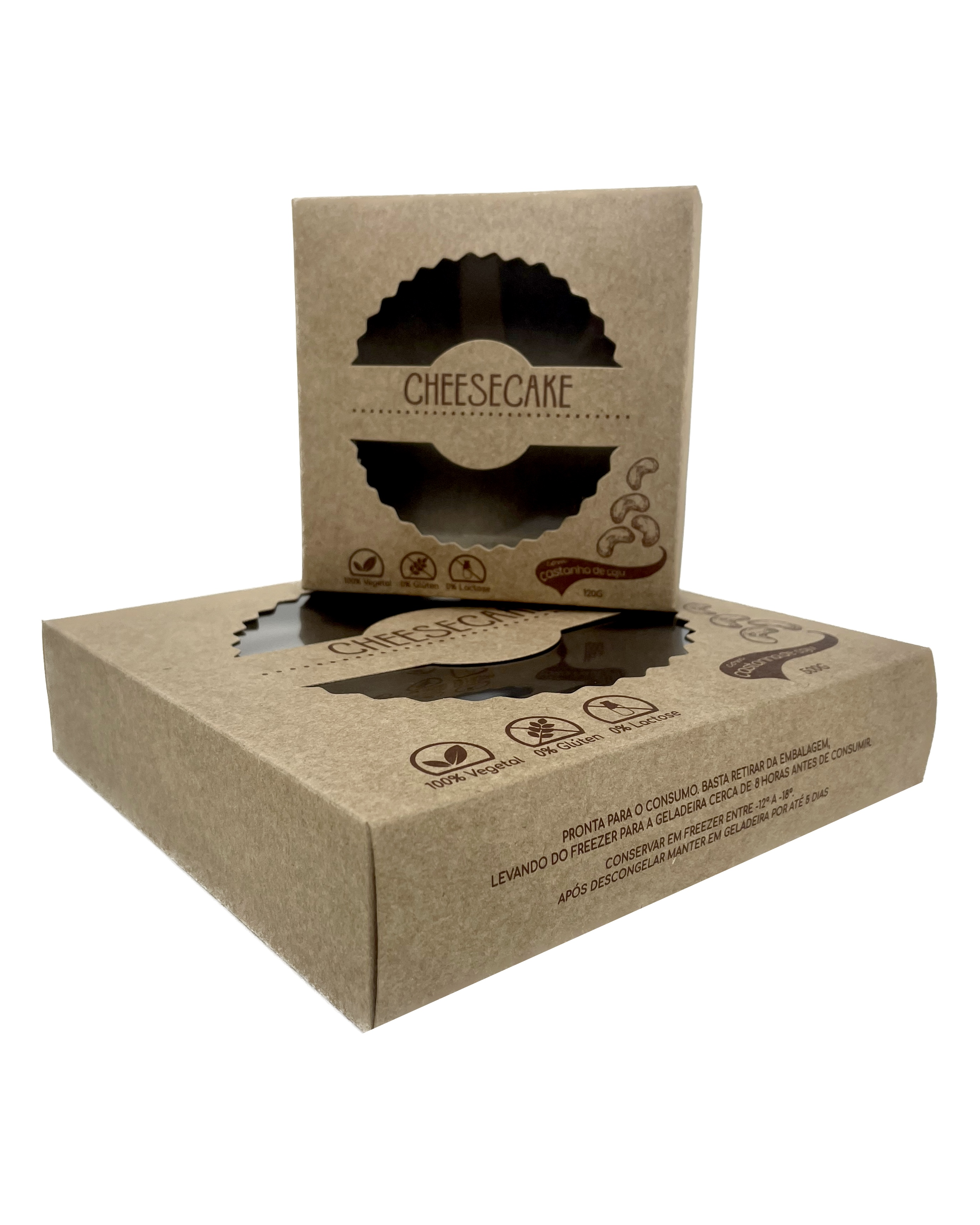 Embalagem para Torta (17 x 17 x 4 cm) Personalizada