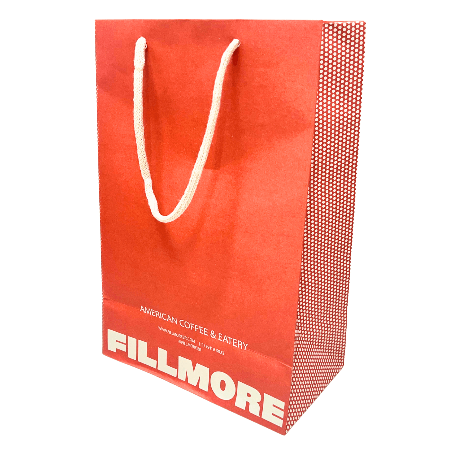 Sacola offset 180g (20 x 11,5 x 30 cm) Com Alça Personalizada
