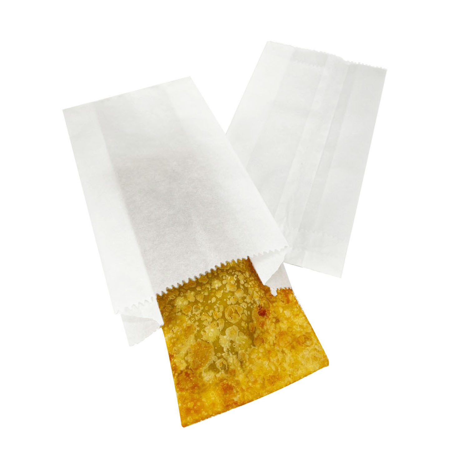 Saquinho Papel Viagem (13,5 x 6,5 x 25,5 cm) Antigordura Branco - 500 Unidades