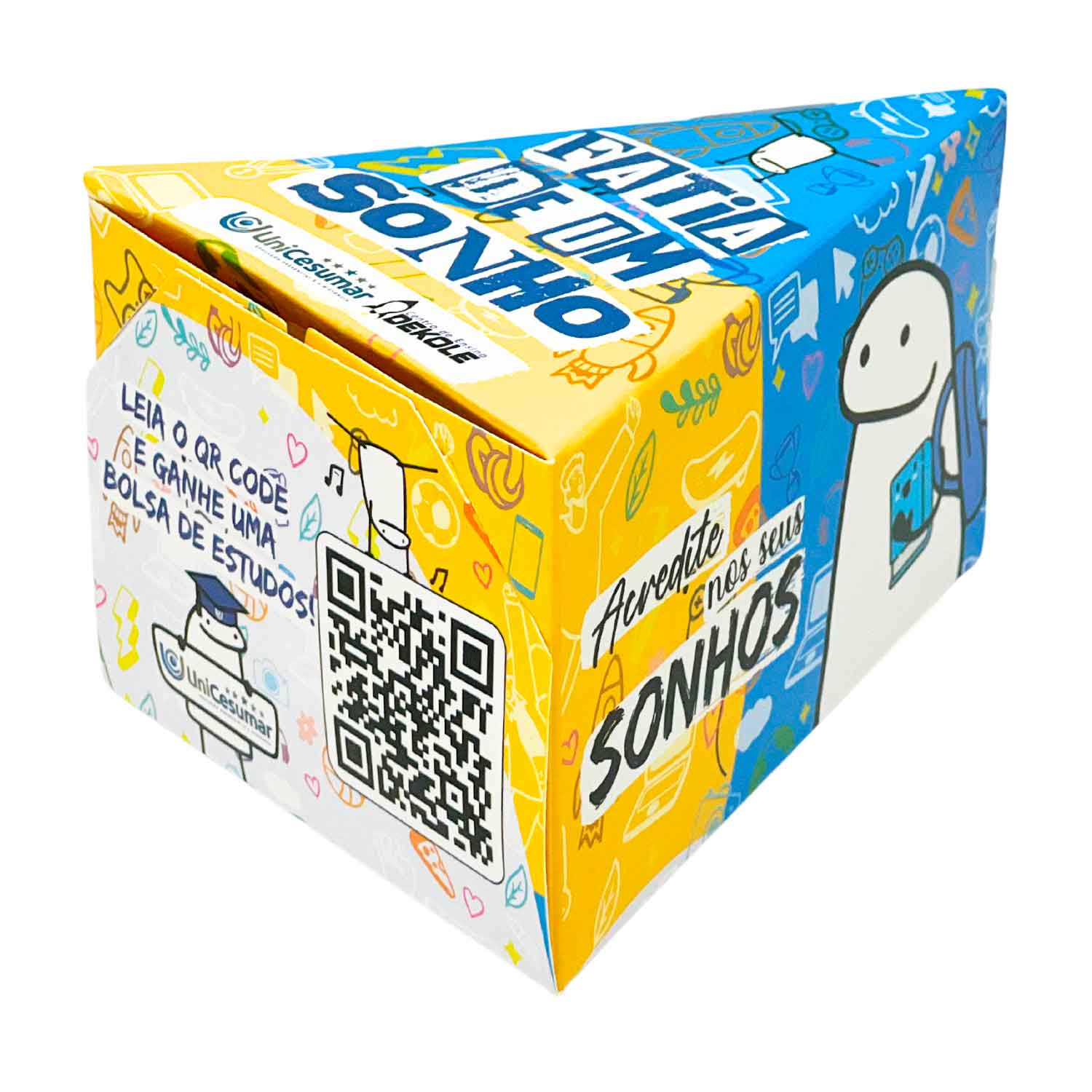 Embalagem Para Bolo Fatia, Cake Box (13 x 10 x 7,5 cm) s/ berço Personalizada