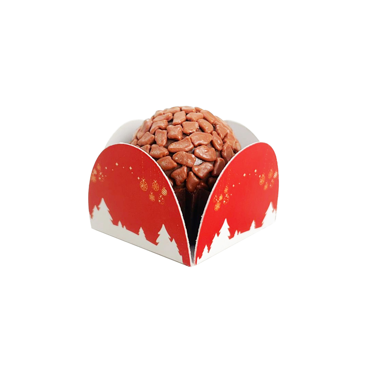 Forminha para Brigadeiro, docinhos Natal Boas Festas - 100 unidades