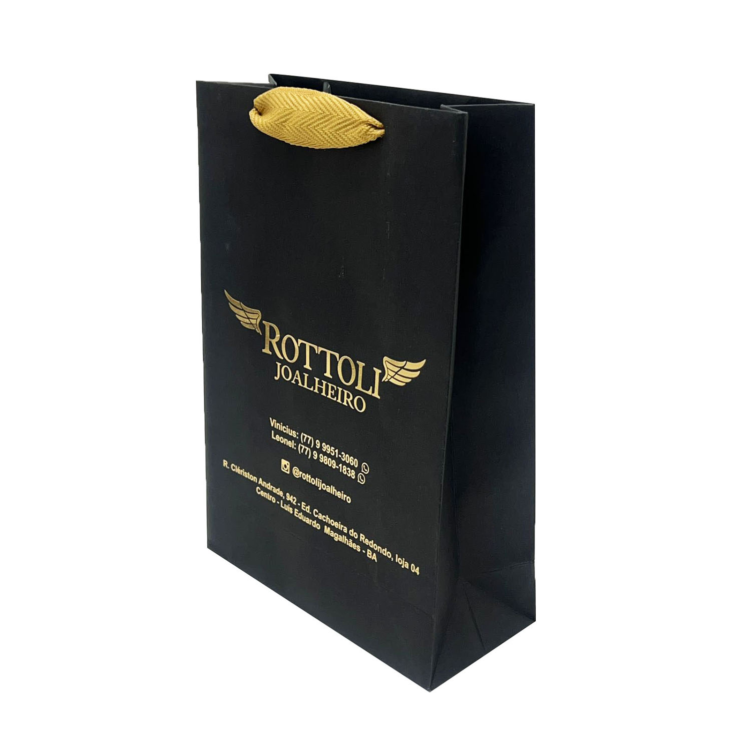Sacola Offset 180grs (16 x 7 x 23 cm) Personalizada