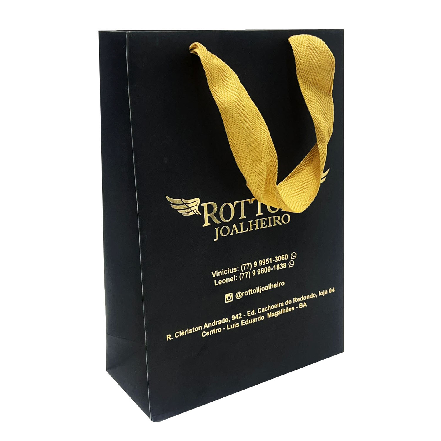 Sacola Offset 180grs (16 x 7 x 23 cm) Personalizada