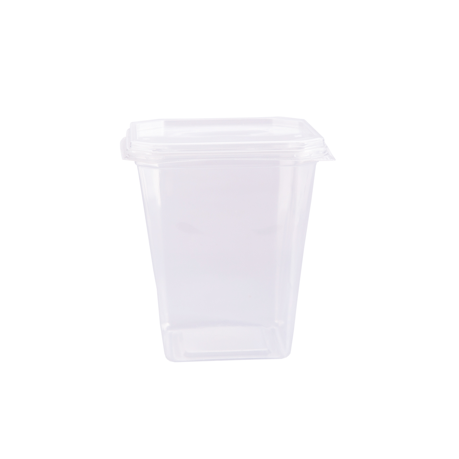 Pote Quadrado C/ Tampa 350ML PraFesta - 20 Unidades