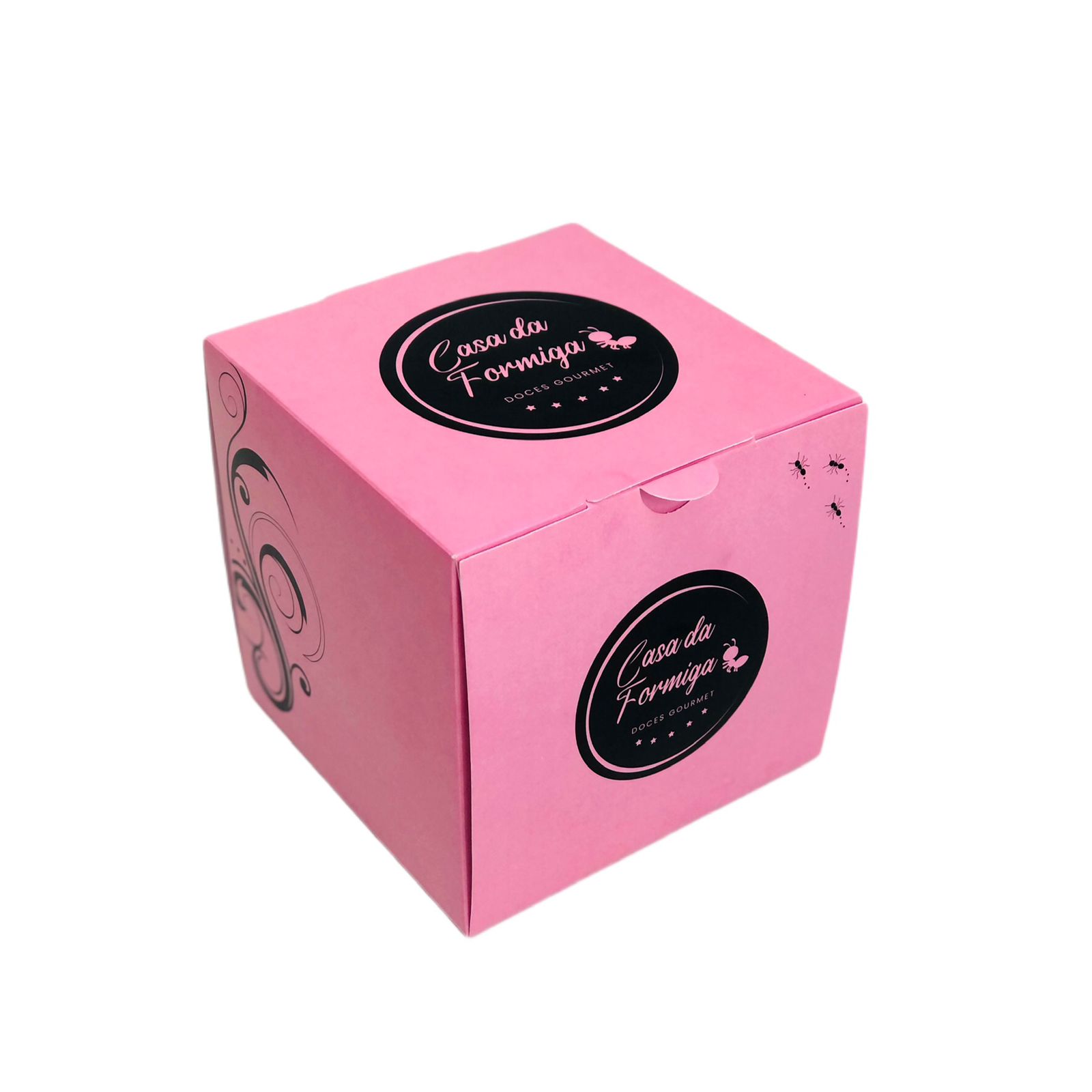 Embalagem para Mini Bolo (12 x 12 x 12 cm) Personalizada