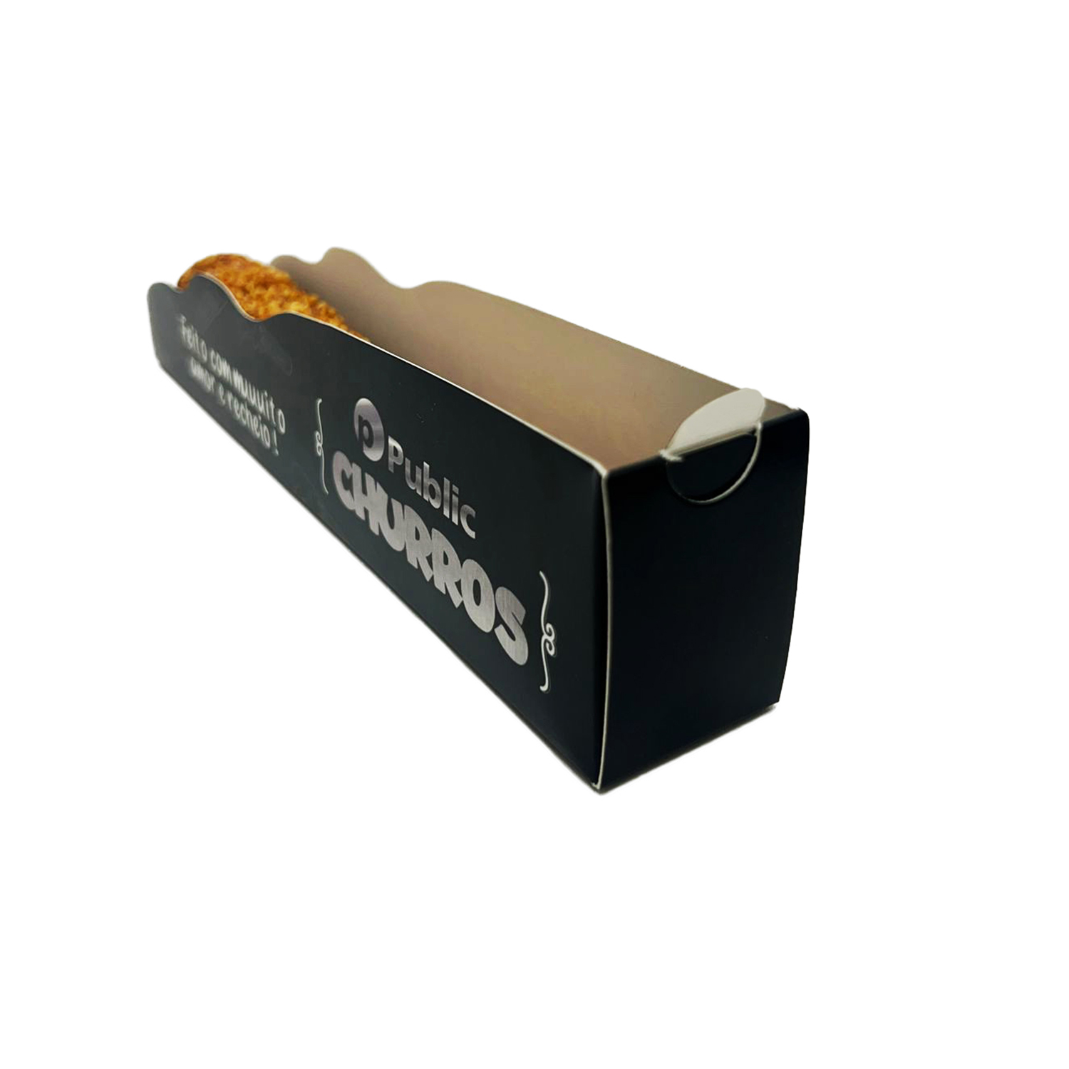 Embalagem Base para Churros (20 x 3,5 x 5 cm) Personalizado