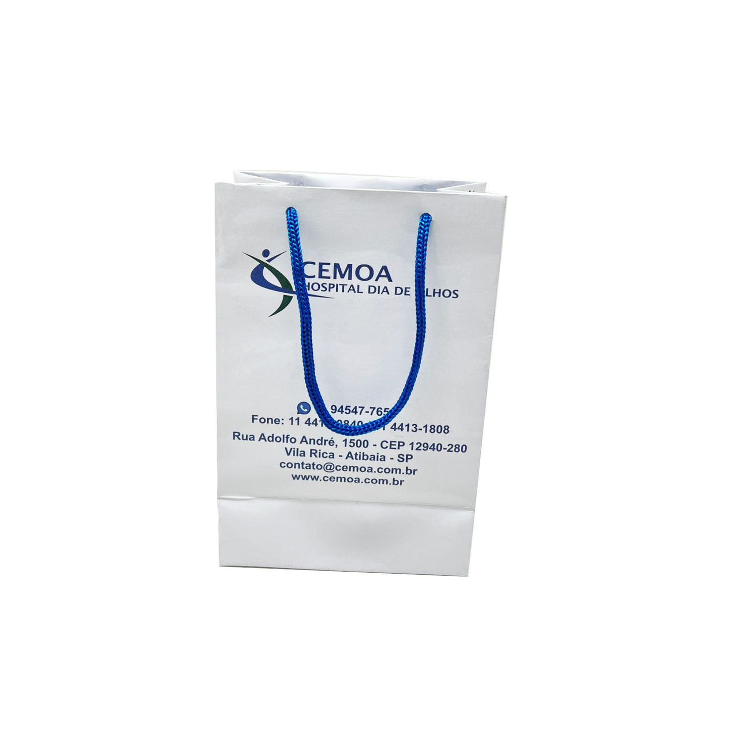Sacola Offset 180grs (14 x 8 x 21 cm) Personalizada