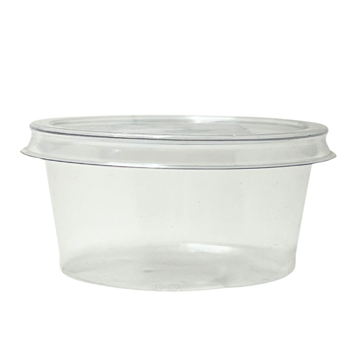 Pote Plástico 60ml Com Tampa - 20 Unidades