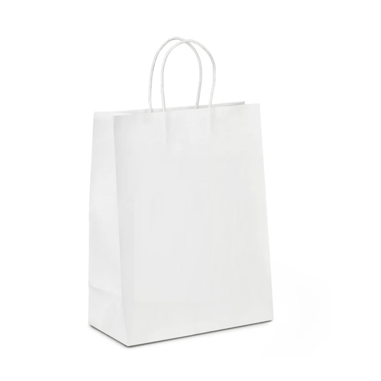Sacola Kraft Branca (18 x 10,5 x 26 cm) - 100 Unidades